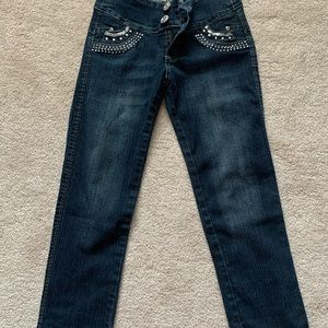 Medium/Dark Wash Colombian Jeans